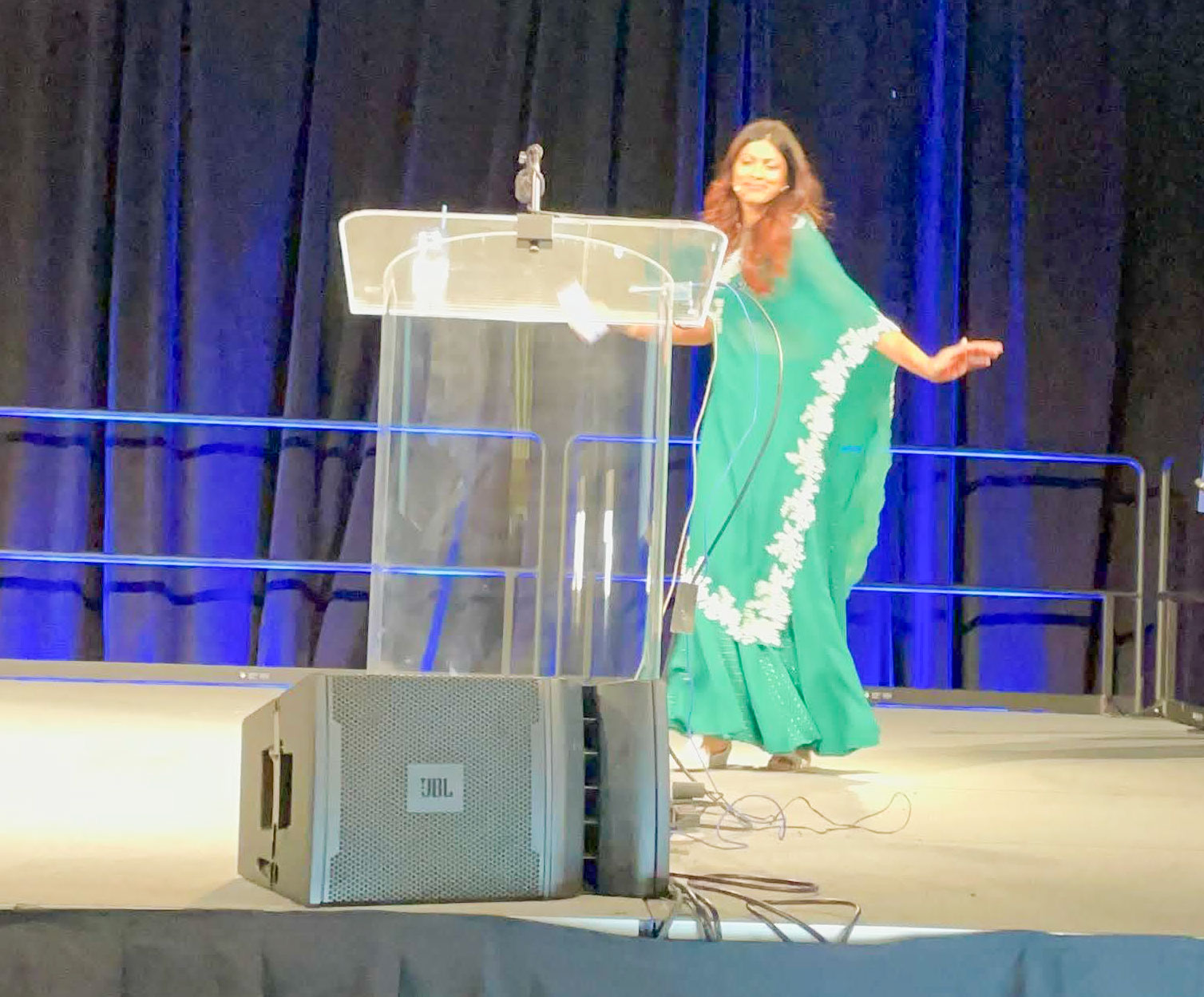 Dr. Sonal Patel dancing to her Keynote